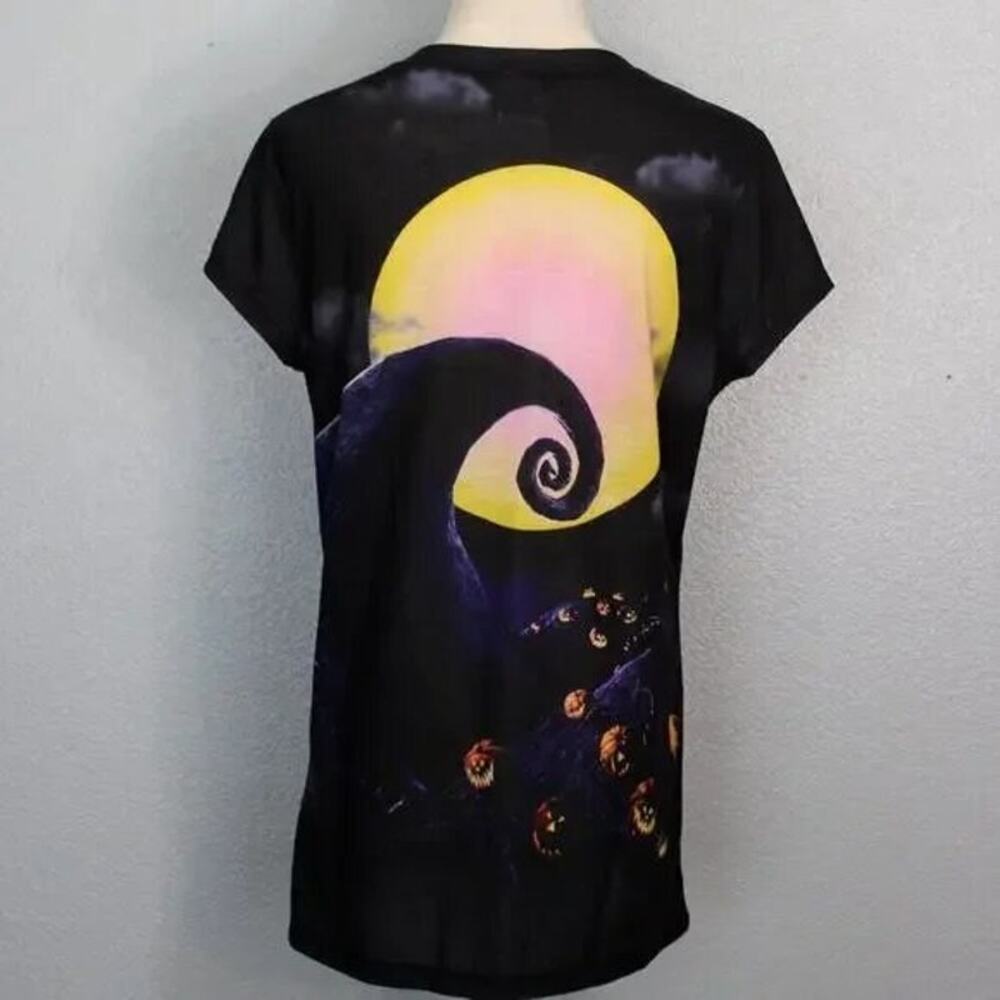 Disney Nightmare Before Christmas Shirt Jack And Sally Size Juniors XL 15-17 - Picture 7 of 10